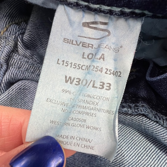 👖|•SILVER JEANS•| LOLA Boot Cut Jeans Size 30👖 - Picture 6 of 9